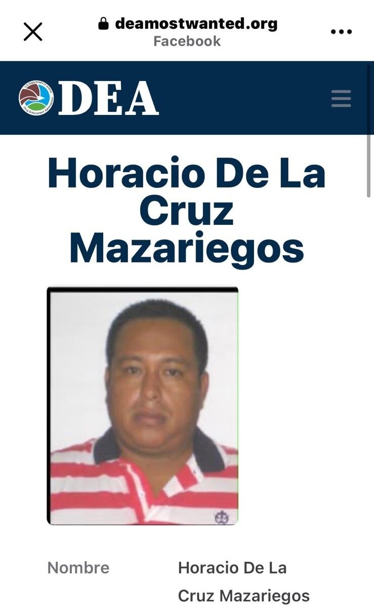 'El Botanas', presunto operador de Los Mayos en Chiapas, forma parte de la lista de los más buscados de la DEA.