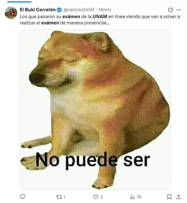 Los mejores memes tras la decisión de la UNAM. (Captura de pantalla)