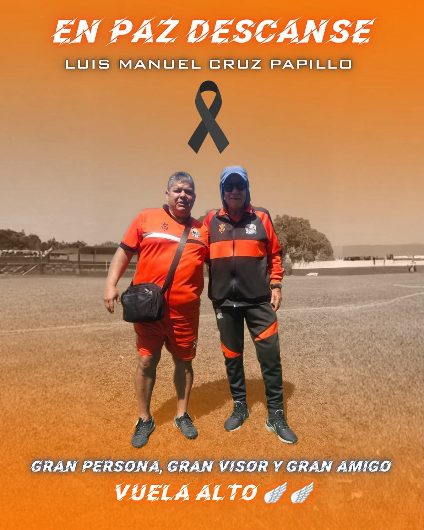Canteras 'Coka' lamentó el fallecimiento de Luis Manuel 'Papillo'.