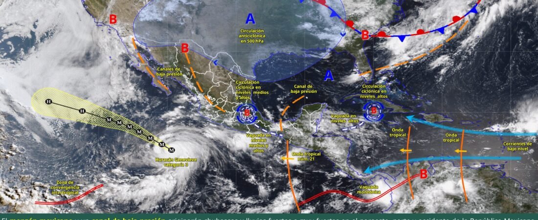 Pronóstico del clima en Toluca, Edomex: Espera alta probabilidad de lluvia para el martes 28 de julio