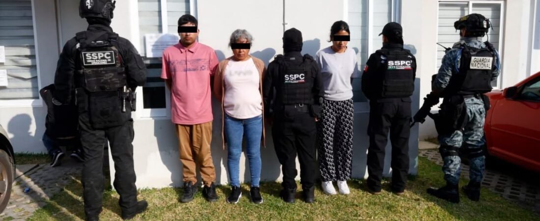 Golpe a la extorsión en Morelos: Detienen a 6 presuntos integrantes del grupo ‘La Empresa’