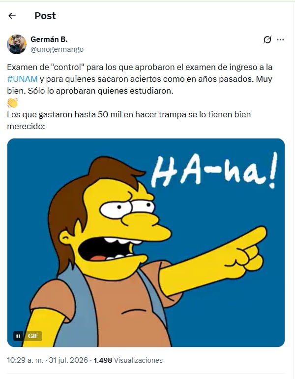Los mejores memes tras la decisión de la UNAM. (Foto: Captura de pantalla)