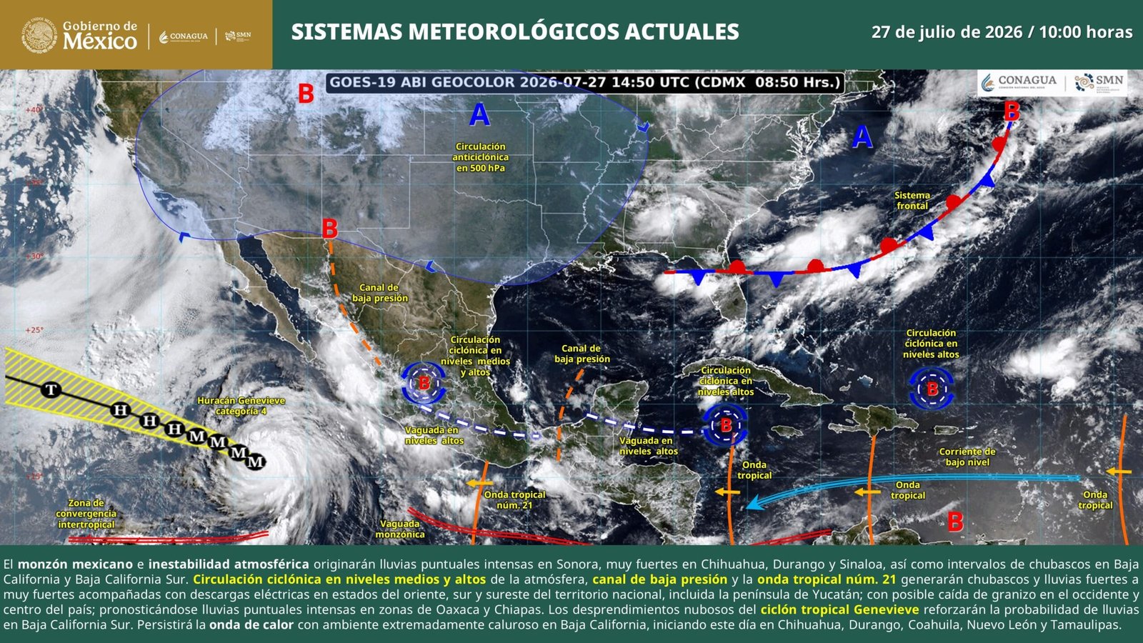 Clima en CDMX y Edomex: Mañanas frescas y cielos variables el miércoles 29 de julio Clima en CDMX y Edomex: Mañanas frescas y cielos variables el miércoles 29 de julio