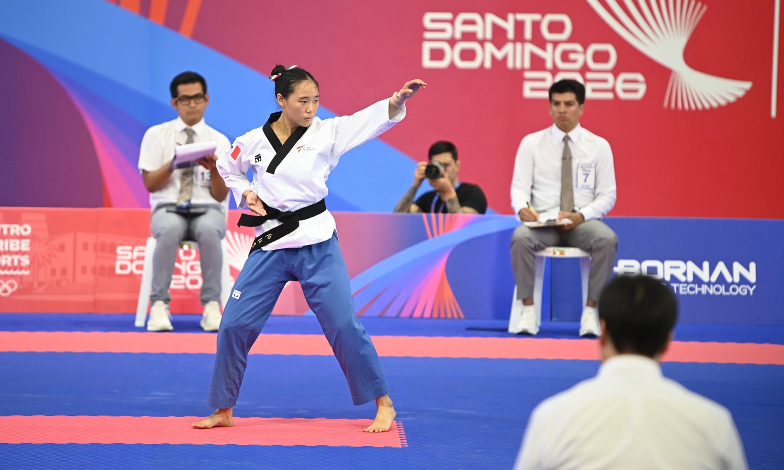 Cecilia Lee de Mexico fue llamada 'coreana' por una página deportiva oficial de Guatemala. (Foto: Cortesía JCC2026/Ernesto Beltre)