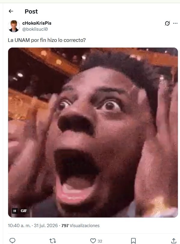 Los mejores memes tras la decisión de la UNAM. (Foto: Captura de pantalla)