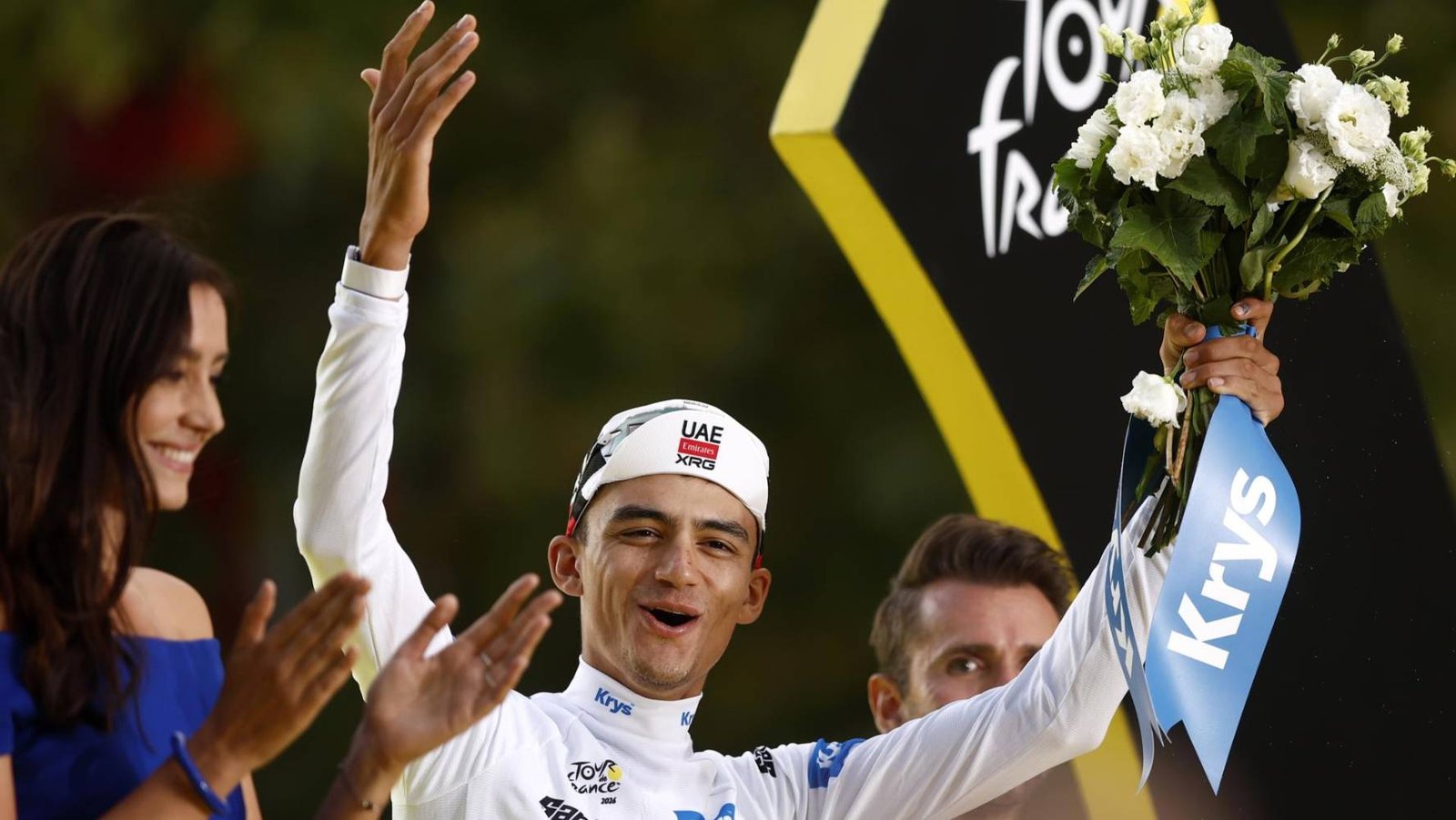 Isaac del Toro obtuvo el mejor resultado de un mexicano en el Tour de Francia. (Foto: EFE)