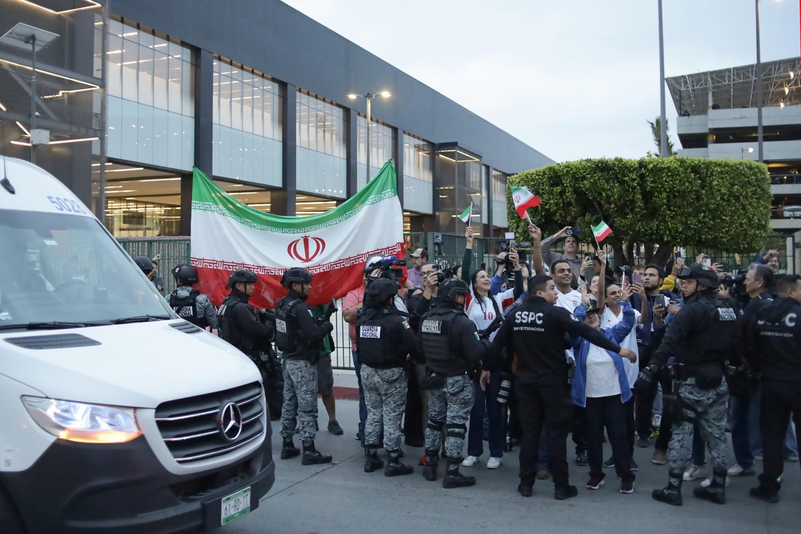 La selección de Irán estableció su campamento en Tijuana tras los problemas con EU. (EFE/ Joebeth Terríquez).