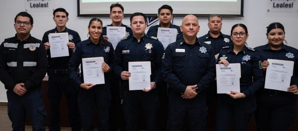 Policías estatales de Sonora reciben certificación en primeros auxilios para atender emergencias durante operativos 
