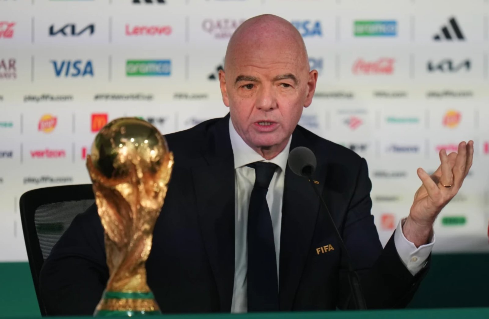 El anuncio de la FIFA se da poco después de que se diera a conocer la renuncia de Carlos Cordeiro, asesor principal de Gianni Infantino.
