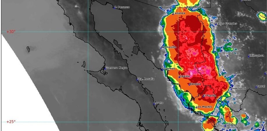 Persisten lluvias fuertes en el sur de Sonora; tormentas mantendrán el riesgo de chubascos durante las próximas horas Persisten lluvias fuertes en el sur de Sonora; tormentas mantendrán el riesgo de chubascos durante las próximas horas