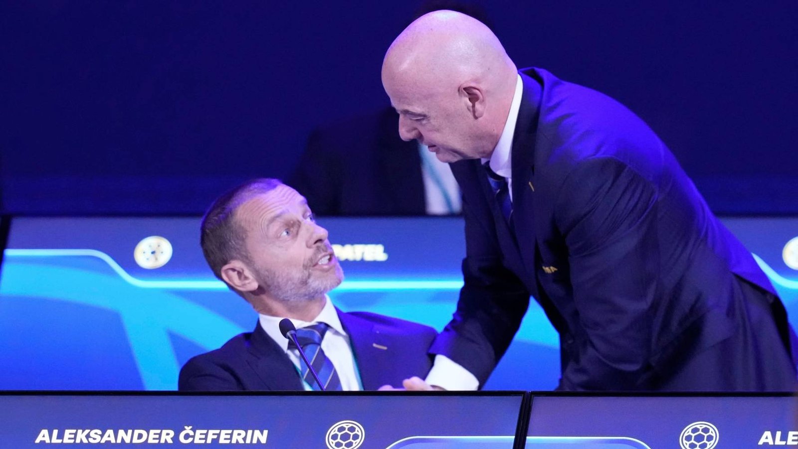 El presidente de la FIFA Gianni Infantino enfrenta una crisis rumbo a la reelección de su cargo. (AP Foto/Fernando Calistro)