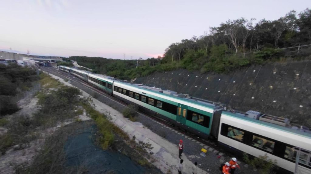 Tren Maya registra percance de vía en Campeche; 123 pasajeros fueron trasladados para continuar su viaje
