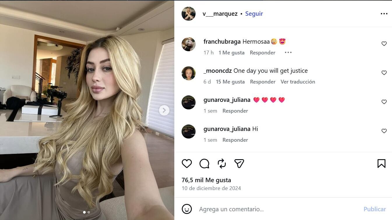 Valeria Márquez presuntamente tenía una relación con el hijo de 'El R1'. (Foto: Captura de pantalla)