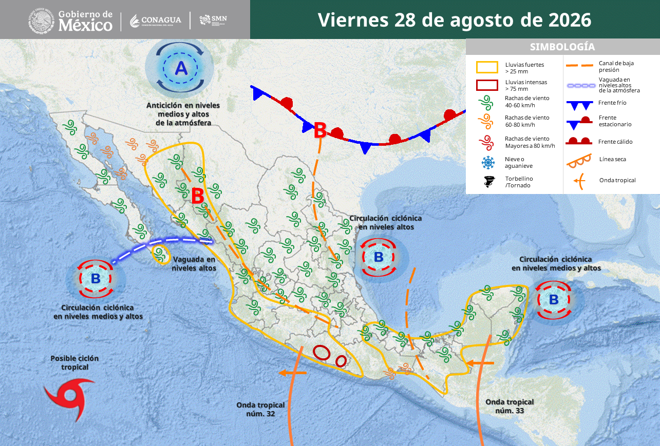 Península de Yucatán despedirá a turistas con calor extremo este sábado 29 de agosto Península de Yucatán despedirá a turistas con calor extremo este sábado 29 de agosto