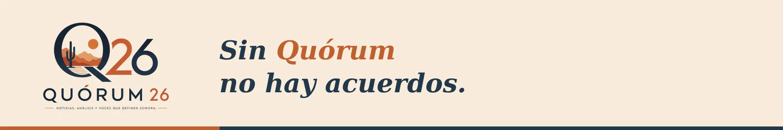 Quorum26 — Sin Quórum no hay acuerdos.