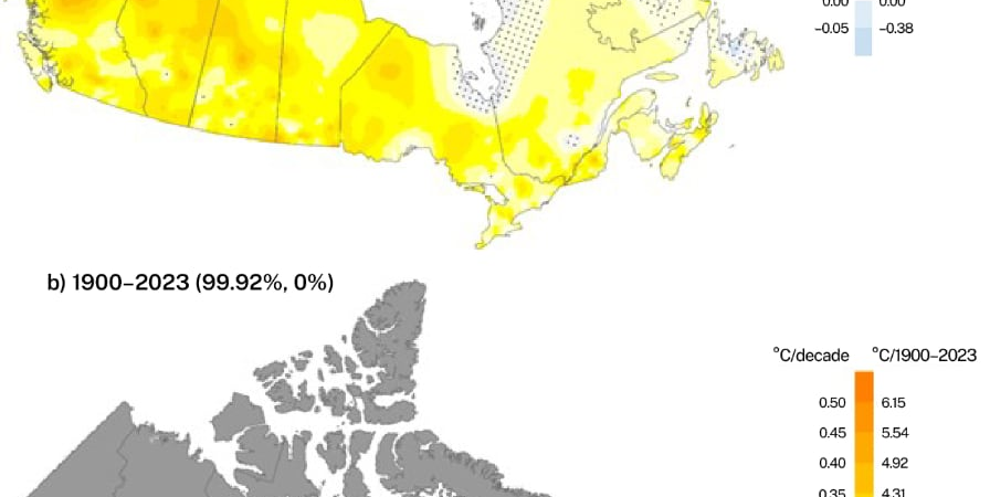 Canadá se calienta casi el doble que el resto del mundo; advierte efectos irreversibles del cambio climático