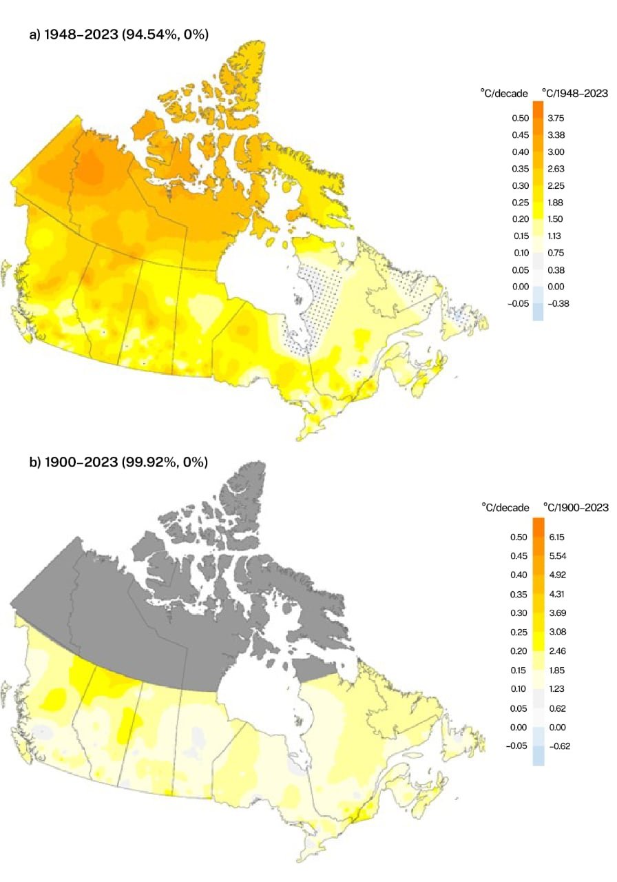 Canadá se calienta casi el doble que el resto del mundo; advierte efectos irreversibles del cambio climático