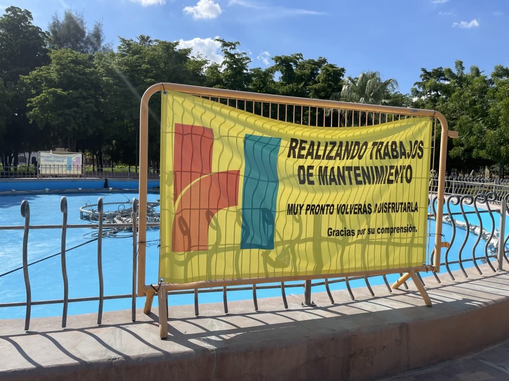 Reactivarán fuente del Parque Madero en Hermosillo; personal realiza mantenimiento Reactivarán fuente del Parque Madero en Hermosillo; personal realiza mantenimiento