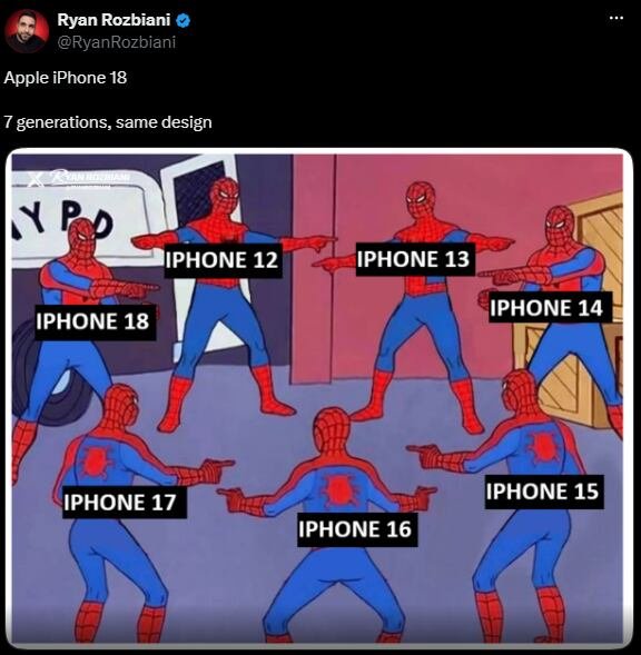El nuevo iPhone nos cuesta hasta la risa: Los mejores memes del lanzamiento del Duo, 18 y Pro Max