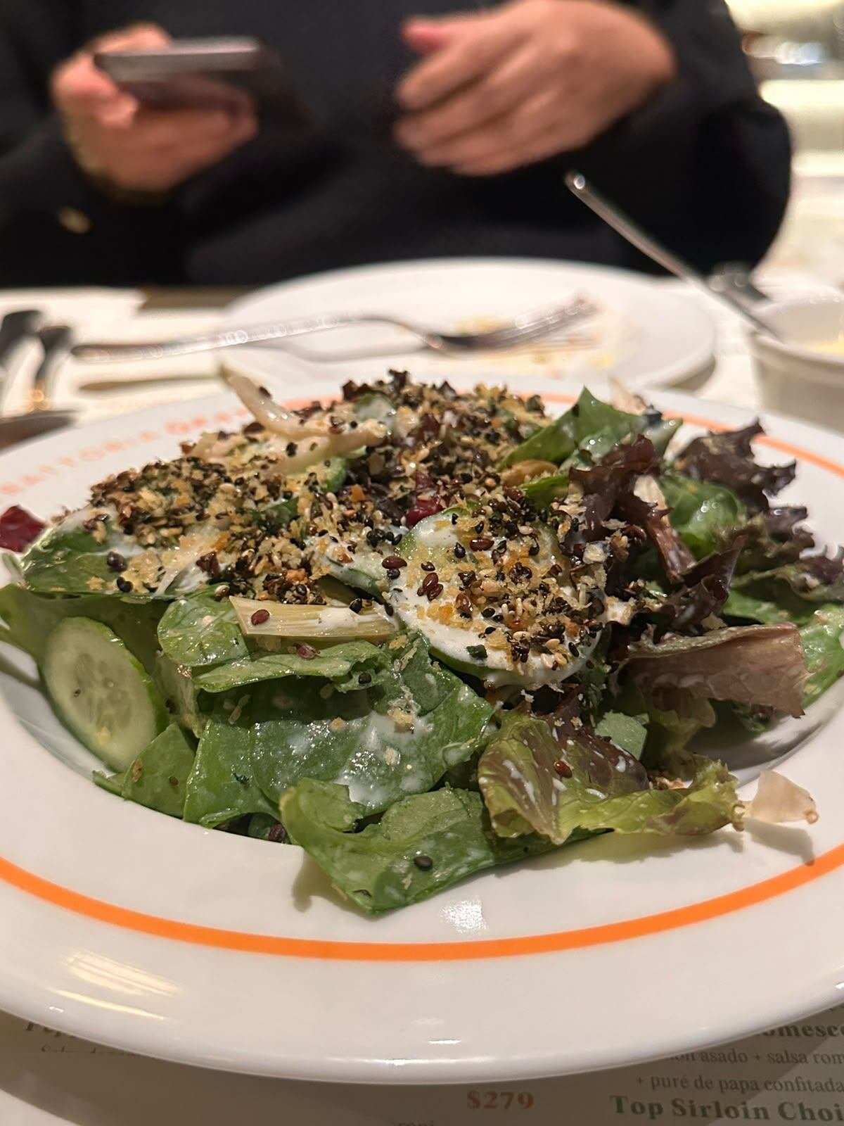 En el restaurante también se pueden encontrar pastas y ensaladas. (Foto: Cecilia L. García)