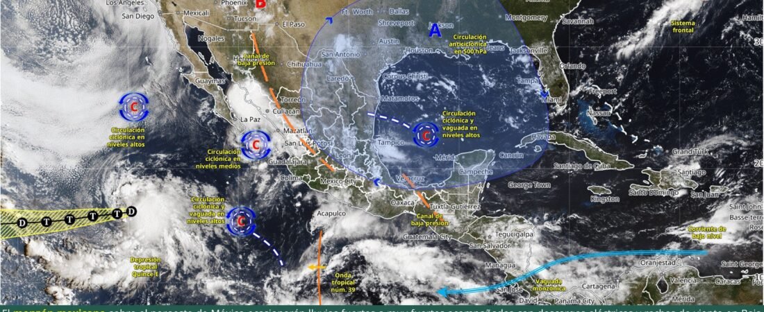 16 de septiembre caluroso para la Península de Yucatán: Máxima de 38°C en Mérida 16 de septiembre caluroso para la Península de Yucatán: Máxima de 38°C en Mérida