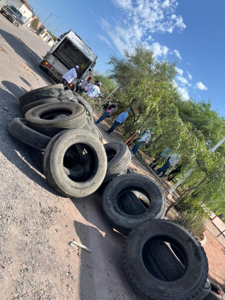 Retira Ayuntamiento más de 930 toneladas de residuos y casi 900 llantas en Hermosillo