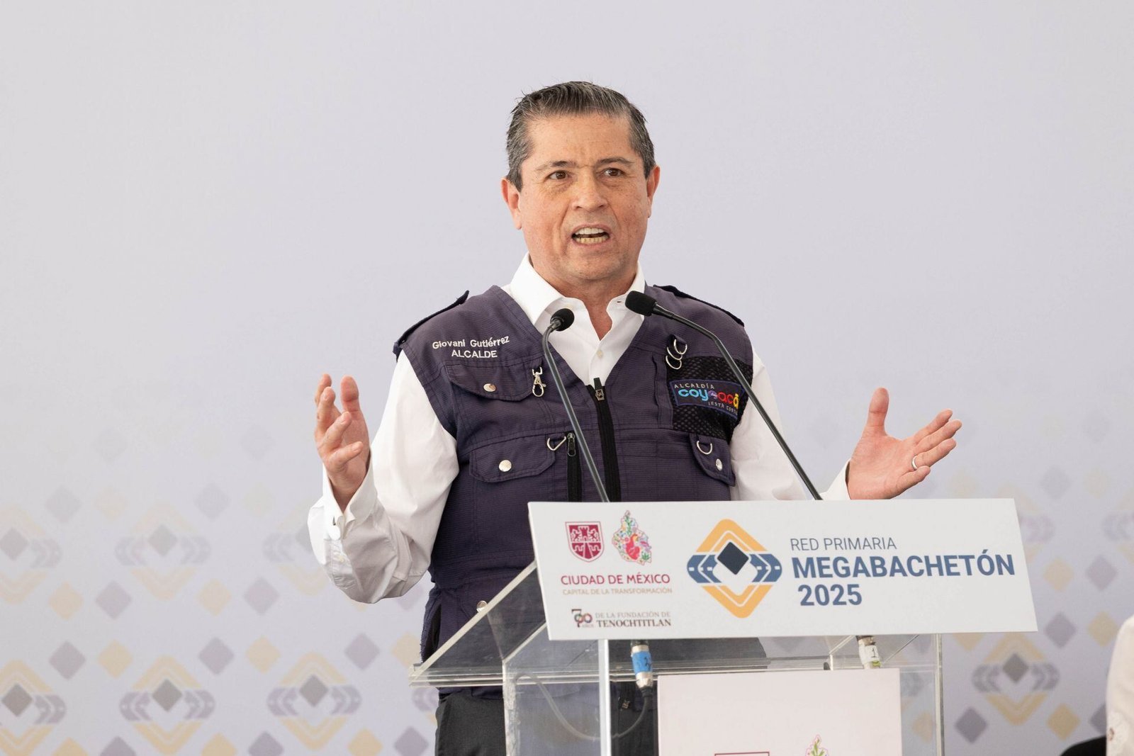 Giovani Gutiérrez, alcalde de Coyoacán.