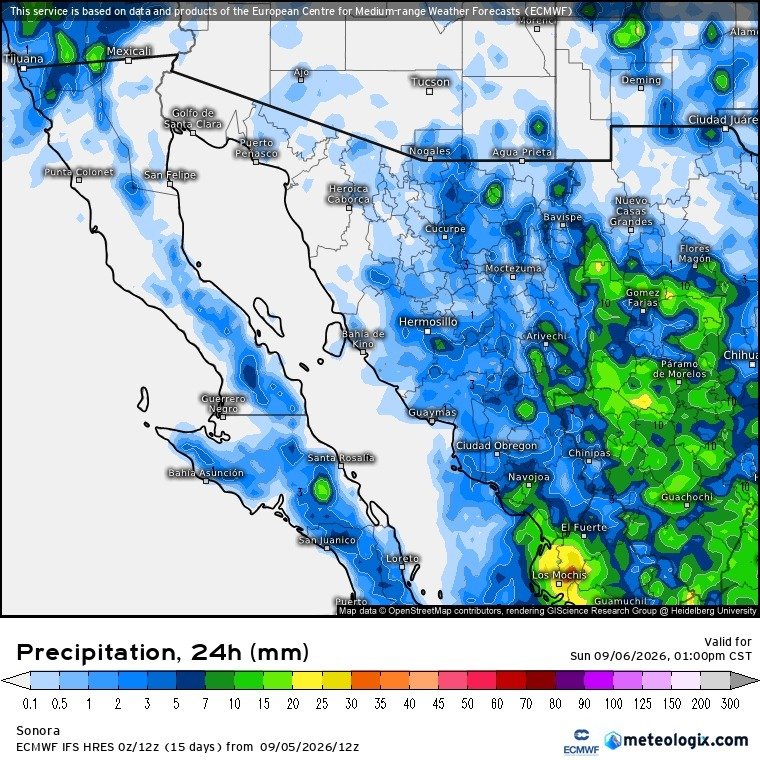 ¡A preparar los paraguas! Prevén fuertes tormentas para el sur de Sonora y más lluvias para este domingo ¡A preparar los paraguas! Prevén fuertes tormentas para el sur de Sonora y más lluvias para este domingo