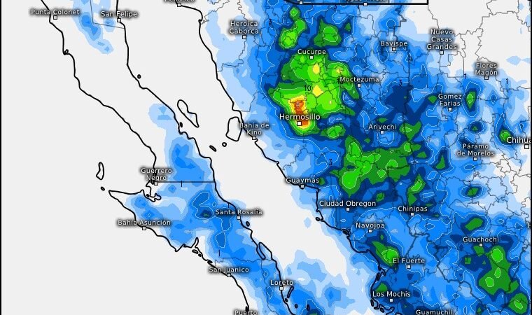 Lluvias fuertes y tormentas se perfilan para estas regiones de Sonora; Hermosillo podría recibir chubascos esta noche Lluvias fuertes y tormentas se perfilan para estas regiones de Sonora; Hermosillo podría recibir chubascos esta noche
