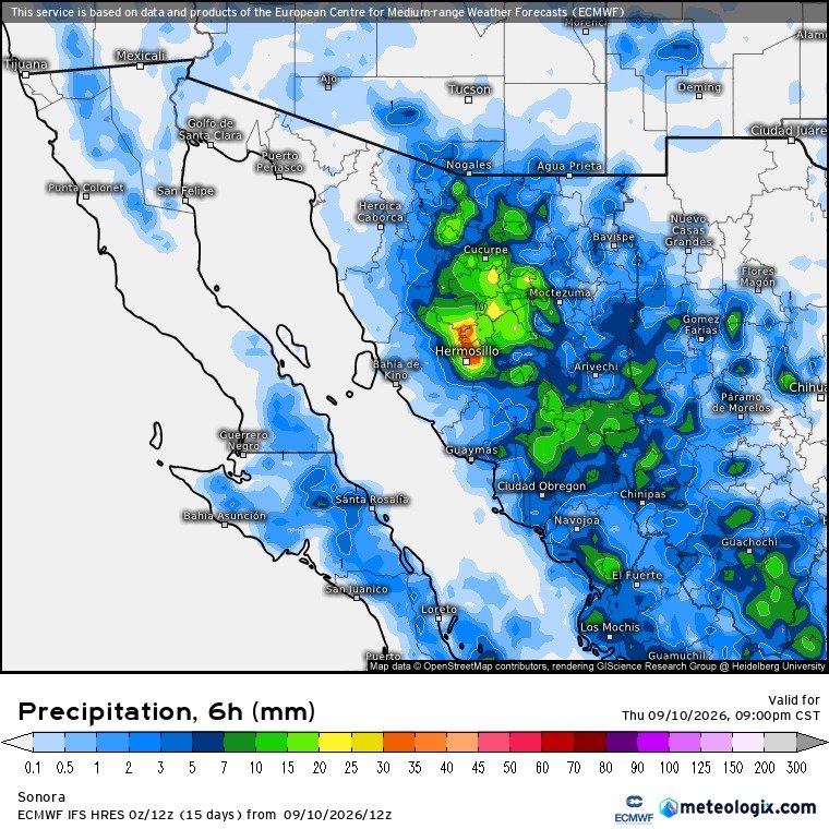 Lluvias fuertes y tormentas se perfilan para estas regiones de Sonora; Hermosillo podría recibir chubascos esta noche Lluvias fuertes y tormentas se perfilan para estas regiones de Sonora; Hermosillo podría recibir chubascos esta noche