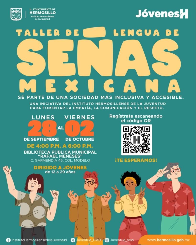 Impulsa Instituto Hermosillense de la Juventud nuevo taller de lengua de señas mexicana Impulsa Instituto Hermosillense de la Juventud nuevo taller de lengua de señas mexicana
