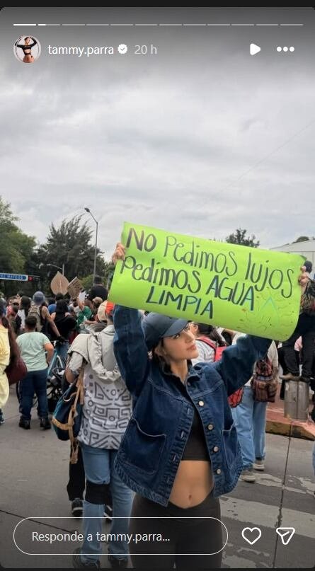 ‘Empezaron a lanzar gas a la gente’: Tammy Parra y otros influencer relatan marcha por el agua en Guadalajara